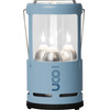 Glacier Blue front, candles lit