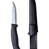 Black knife and sheath