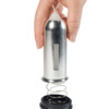 candle in spring-loaded holder