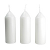 3 unlit candles