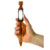 held in hand vertically