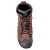 top view of one boot