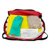 open bag with contents