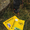 next to stove on grass, 135g size shown
