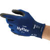 Glove on pointing hand