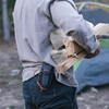 in holster on belt