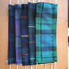 Mixed tartan patterns of handmade face masks