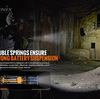 Double springs ensure strong battery suspension